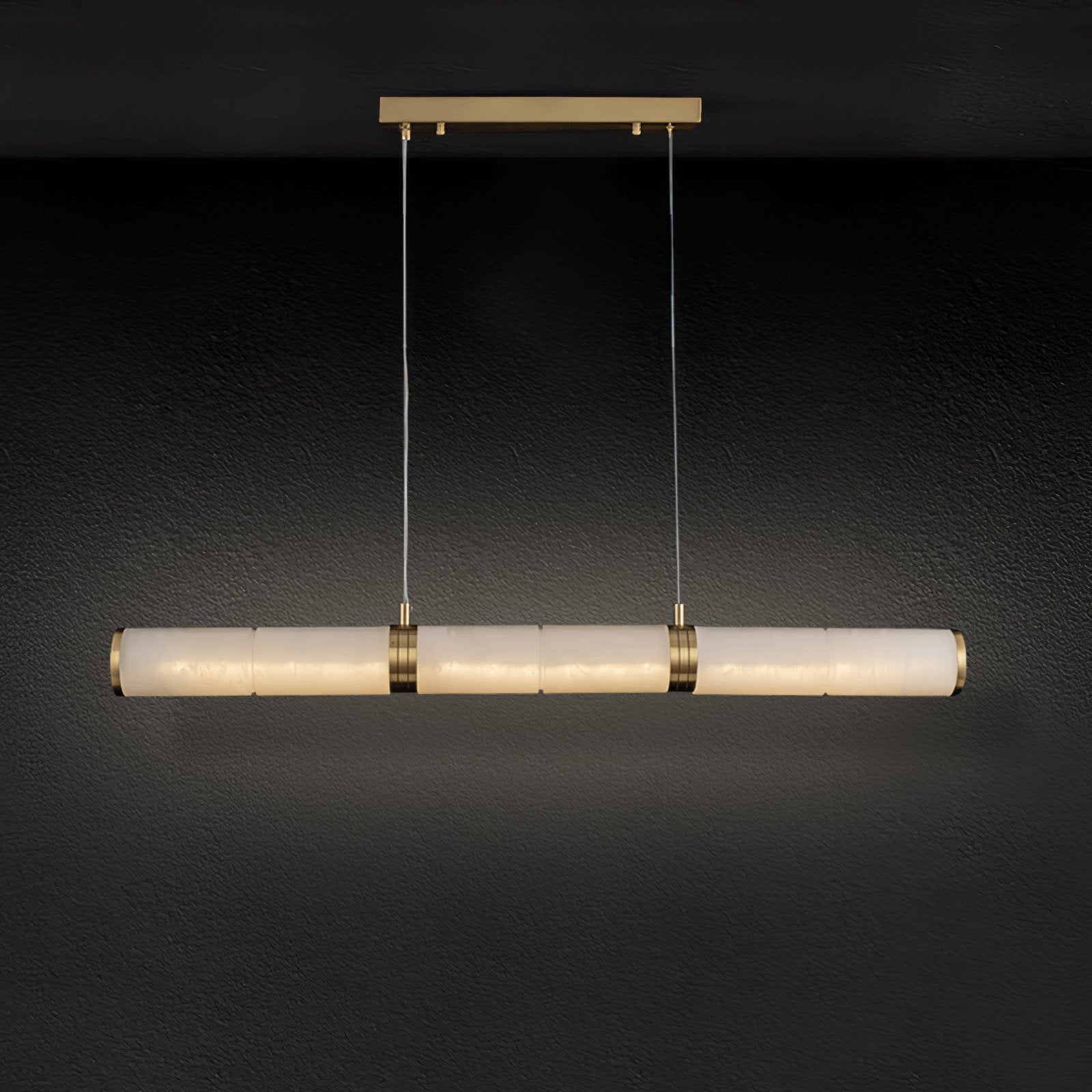 Pendant Light Soft Alabaster Linear Glow